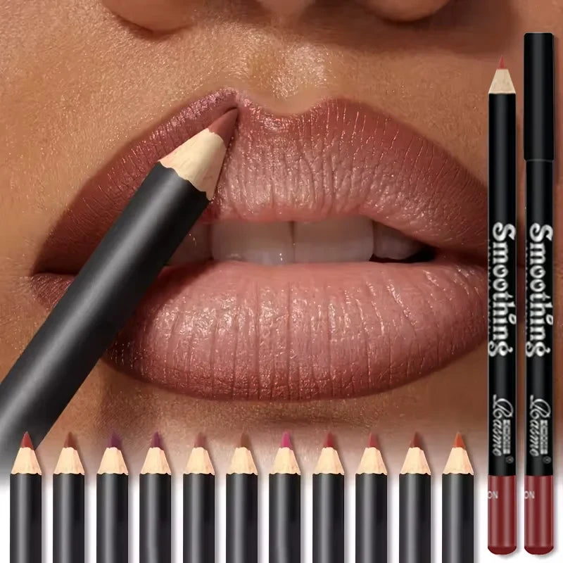 6-Color Matte Lip Liner
