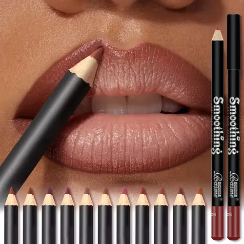 6-Color Matte Lip Liner