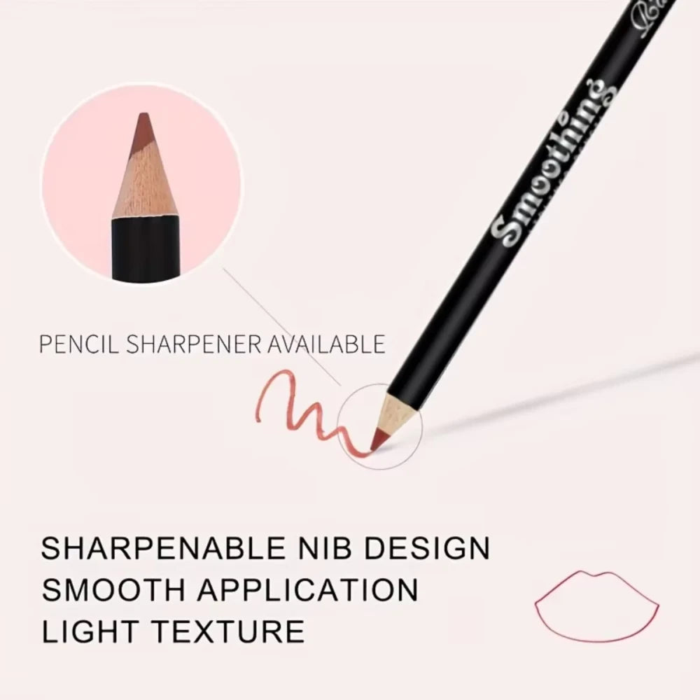 6-Color Matte Lip Liner