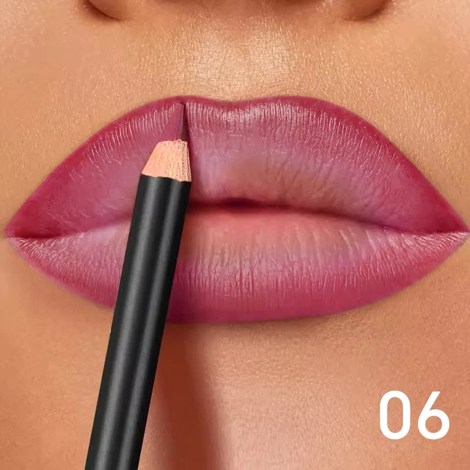 6-Color Matte Lip Liner