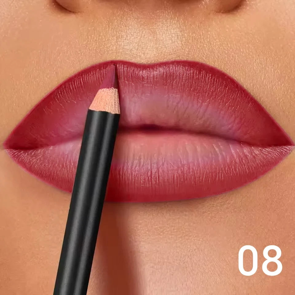 6-Color Matte Lip Liner