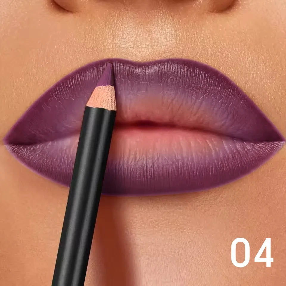 6-Color Matte Lip Liner