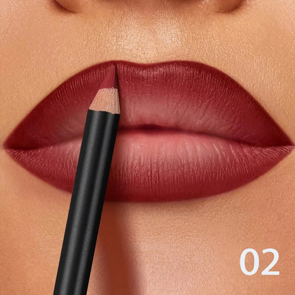 6-Color Matte Lip Liner